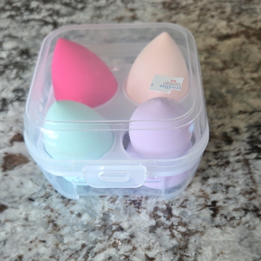 Set of Colorful Makeup Sponges